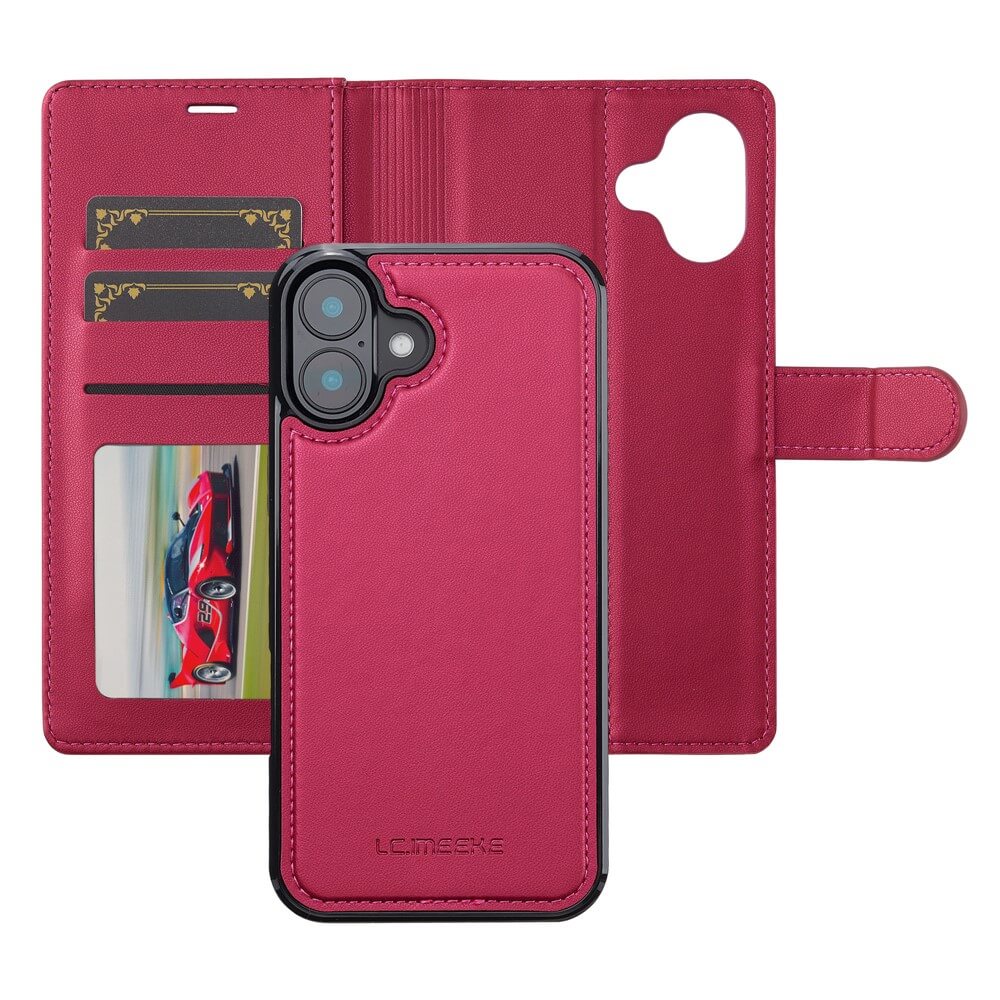 iPhone 17 - LC.IMEEKE série L2 Portefeuille et étui
