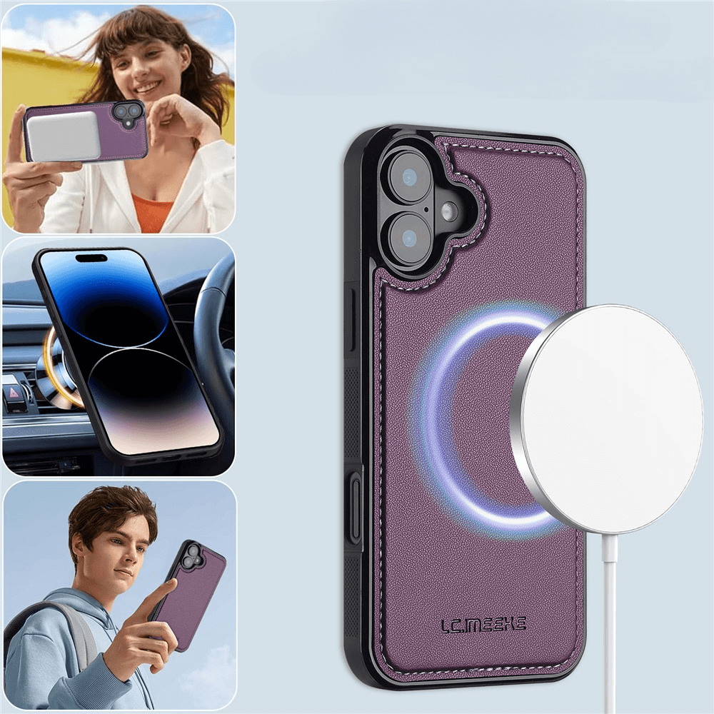iPhone 17 - LC.IMEEKE série L2 Portefeuille et étui