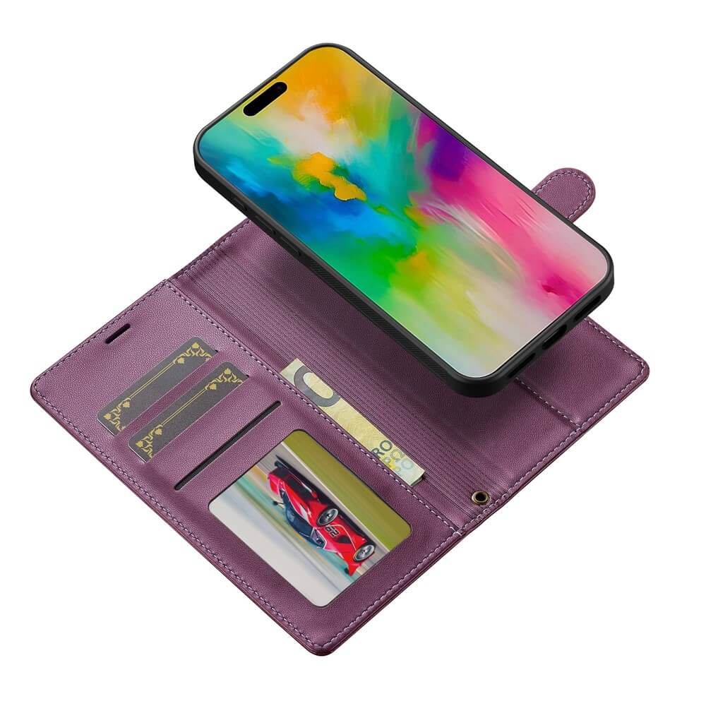 iPhone 17 - LC.IMEEKE série L2 Portefeuille et étui