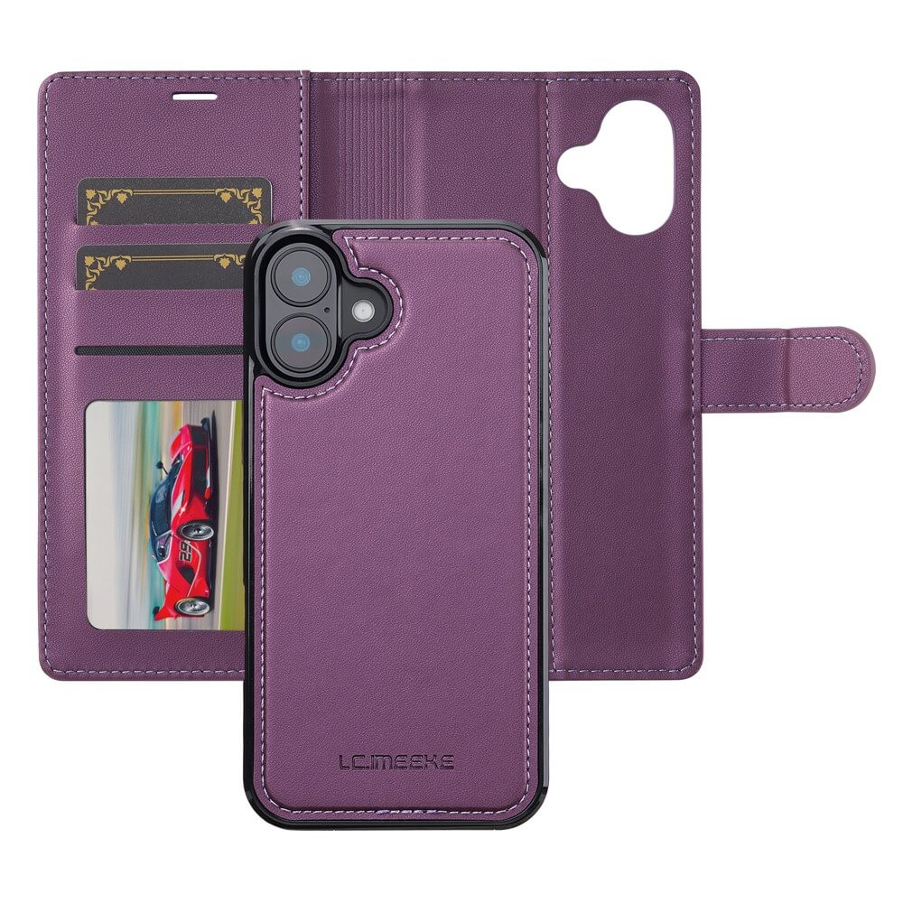 iPhone 17 - LC.IMEEKE série L2 Portefeuille et étui