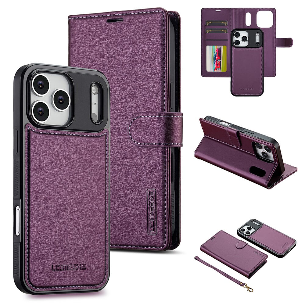 iPhone 17 Pro - LC.IMEEKE série L2 Portefeuille et étui