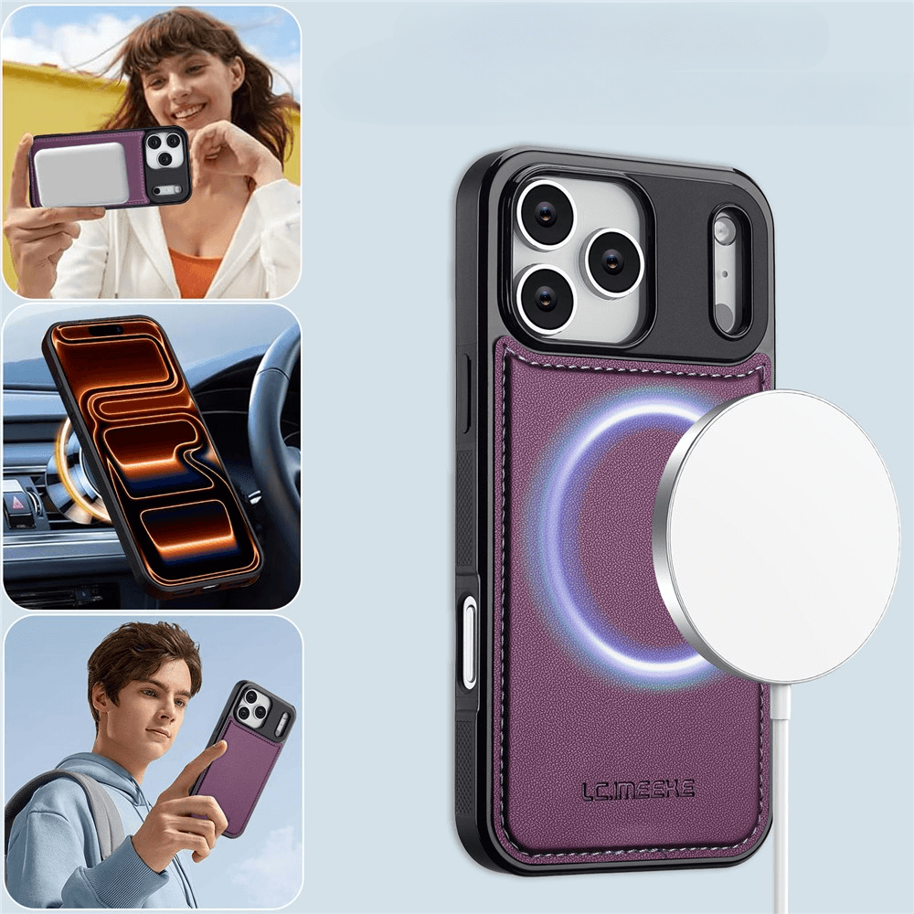 iPhone 17 Pro - LC.IMEEKE série L2 Portefeuille et étui