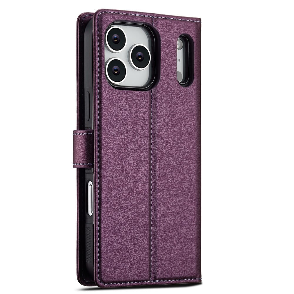iPhone 17 Pro - LC.IMEEKE série L2 Portefeuille et étui