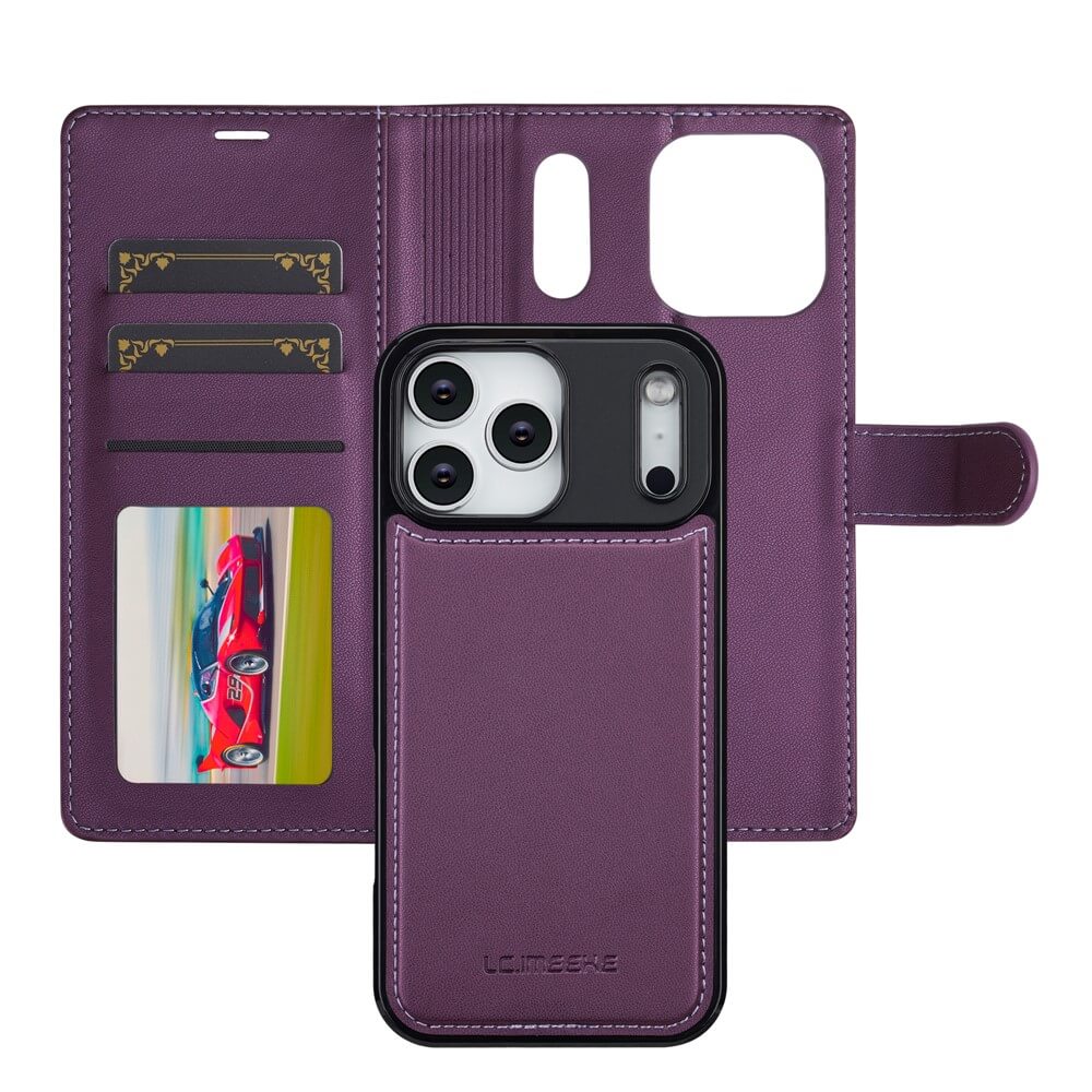 iPhone 17 Pro - LC.IMEEKE série L2 Portefeuille et étui