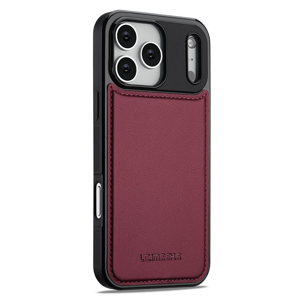 iPhone 17 Pro Max - LC.IMEEKE série L2 Portefeuille et étui