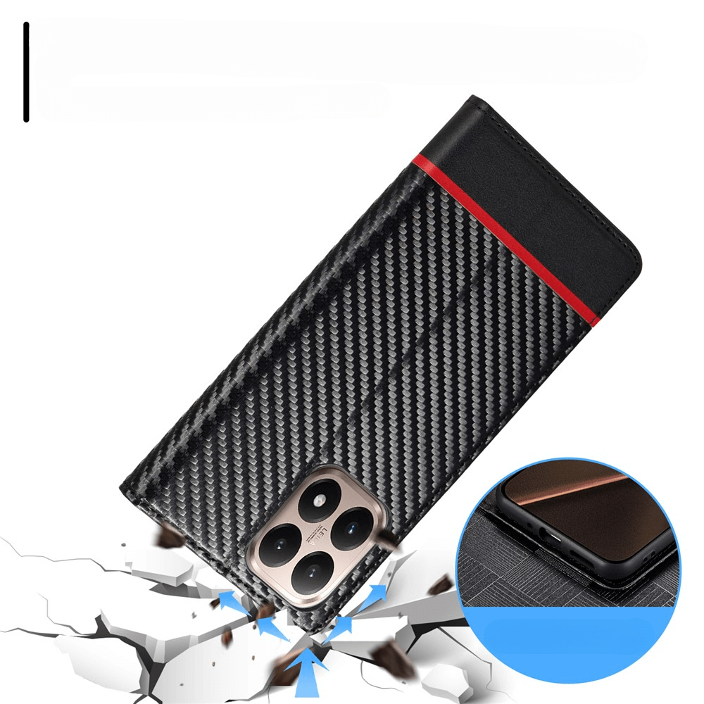 Xiaomi 15T - LC.IMEEKE Hülle Carbon Fiber