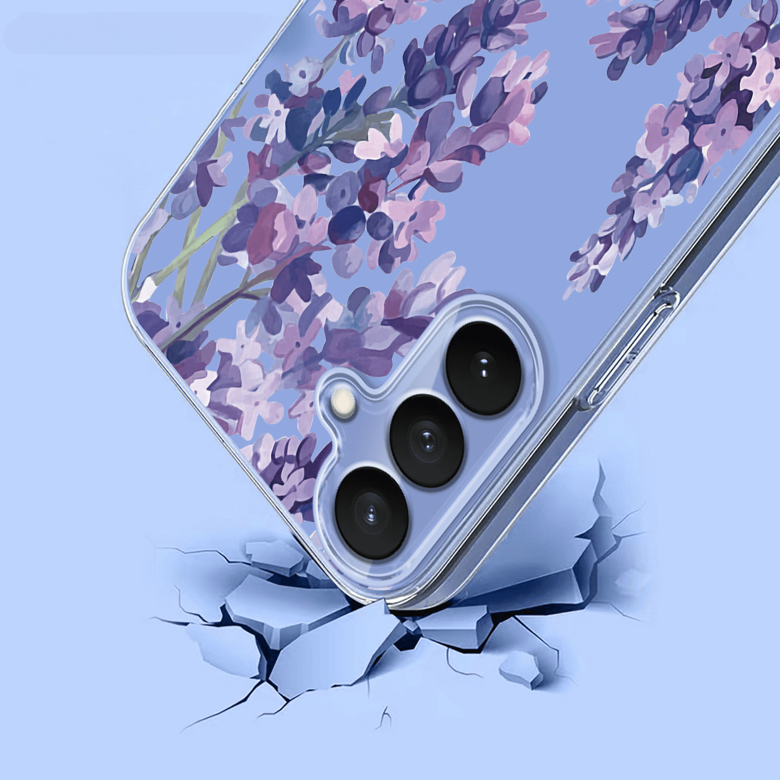 Galaxy S26 - Coque en caoutchouc silicone fleures