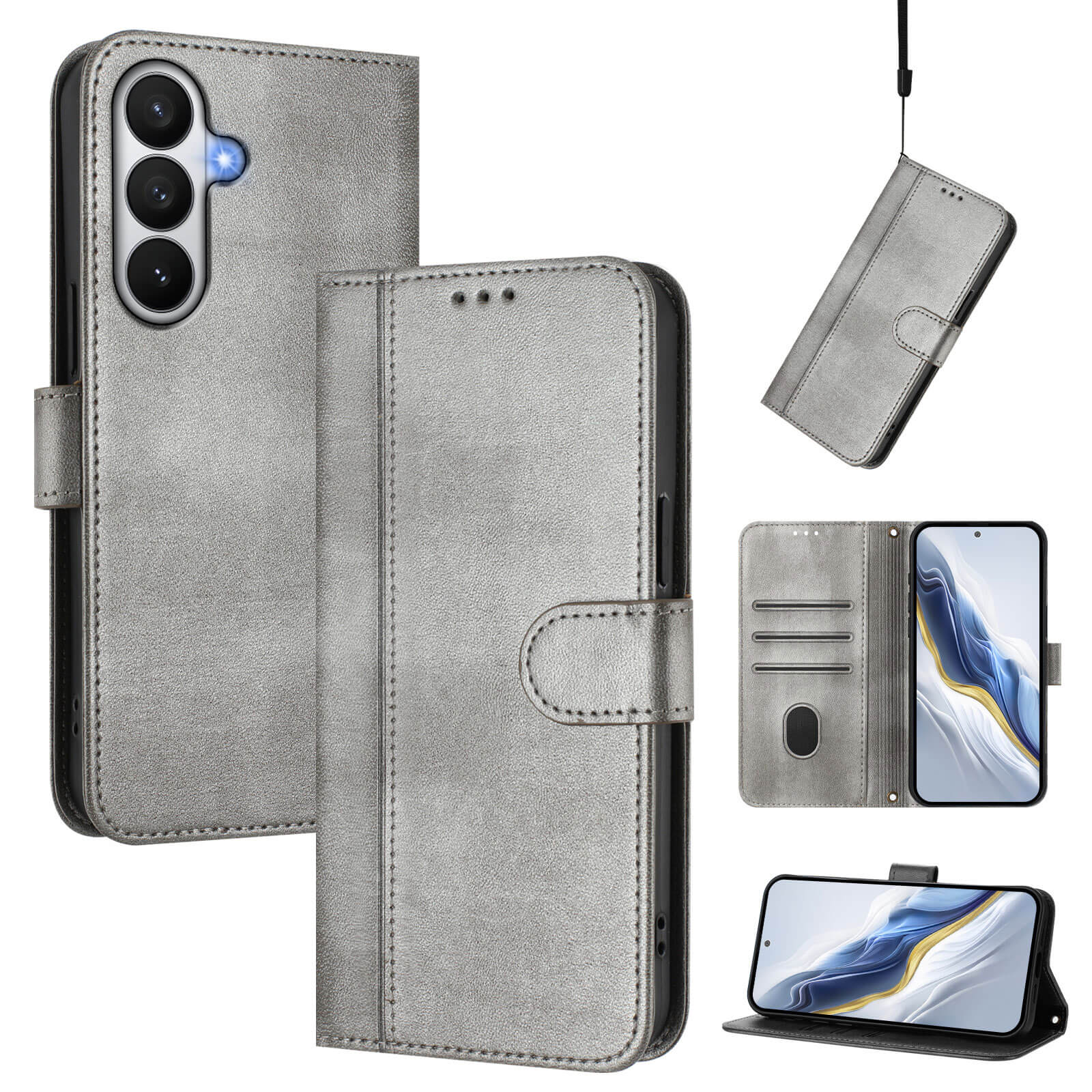 Galaxy S26 – Retro Look Etui im Vintage Design