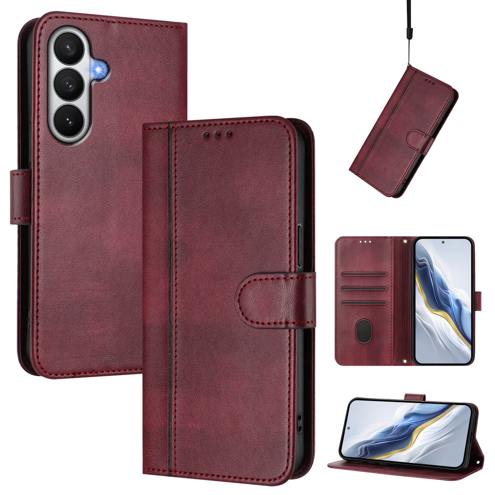 Galaxy S26 – Retro Look Etui im Vintage Design