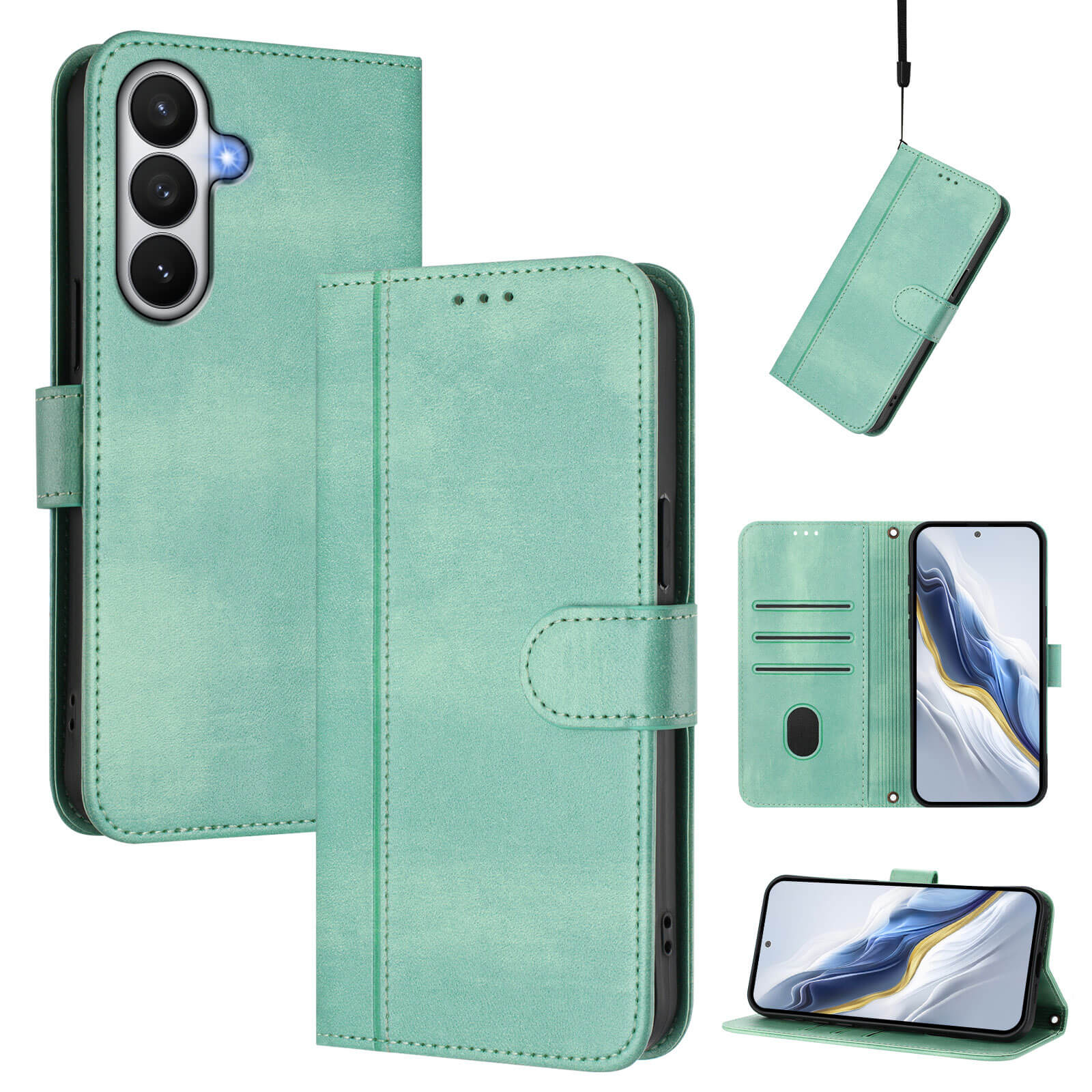 Galaxy S26 – Retro Look Etui im Vintage Design