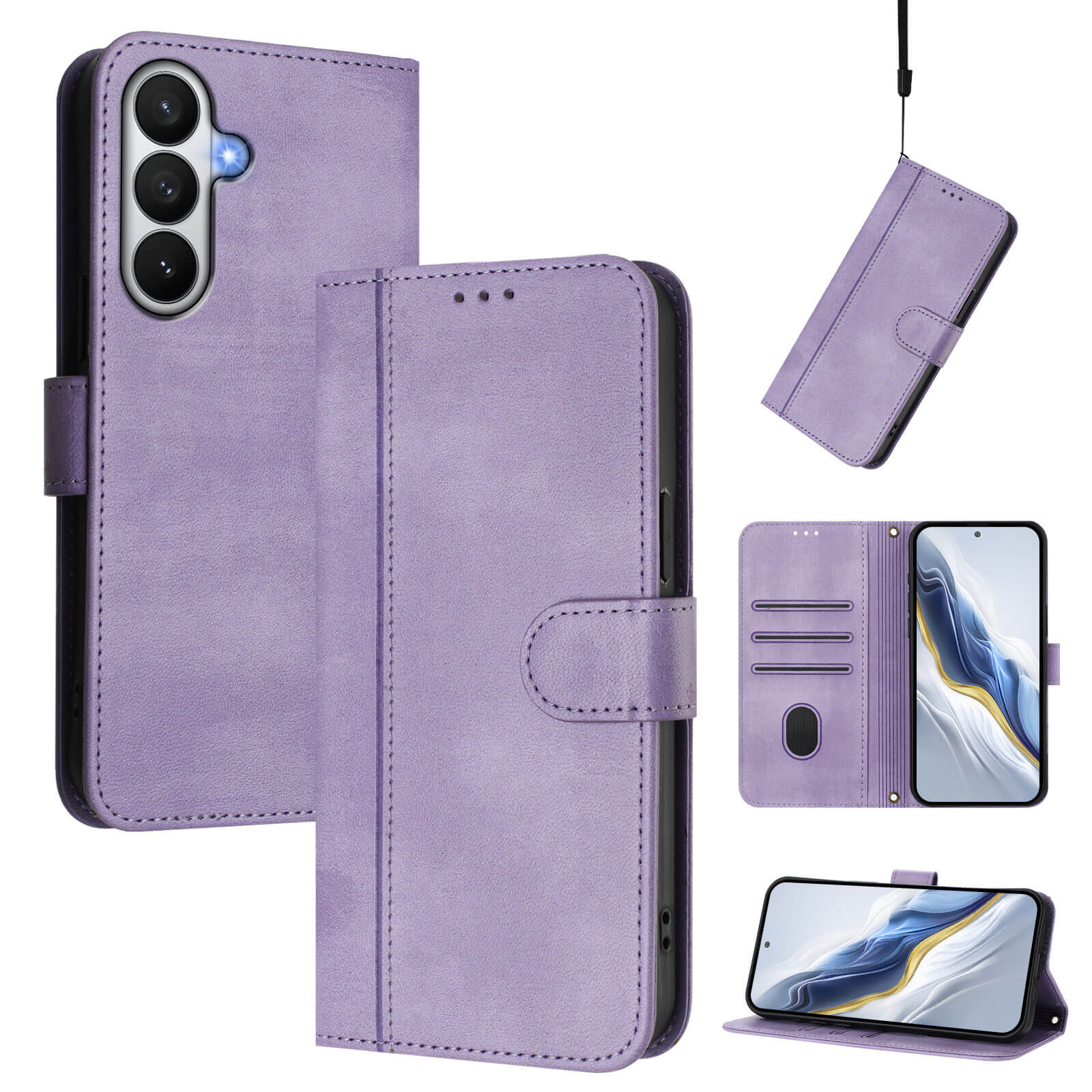 Galaxy S26 – Retro Look Etui im Vintage Design