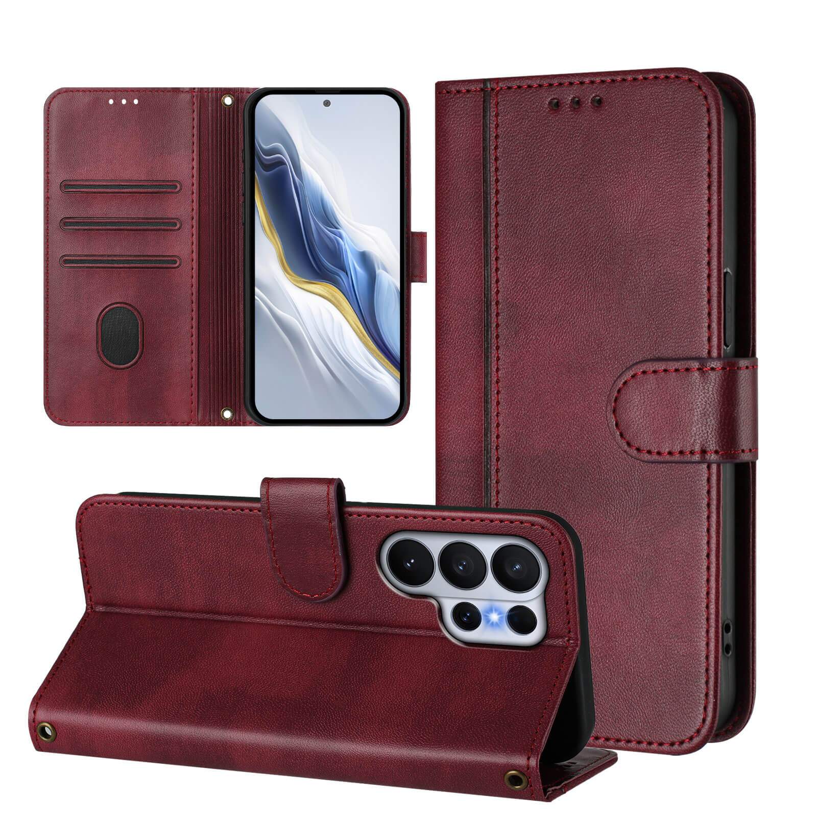 Galaxy S26 Ultra – Retro Look Etui im Vintage Design