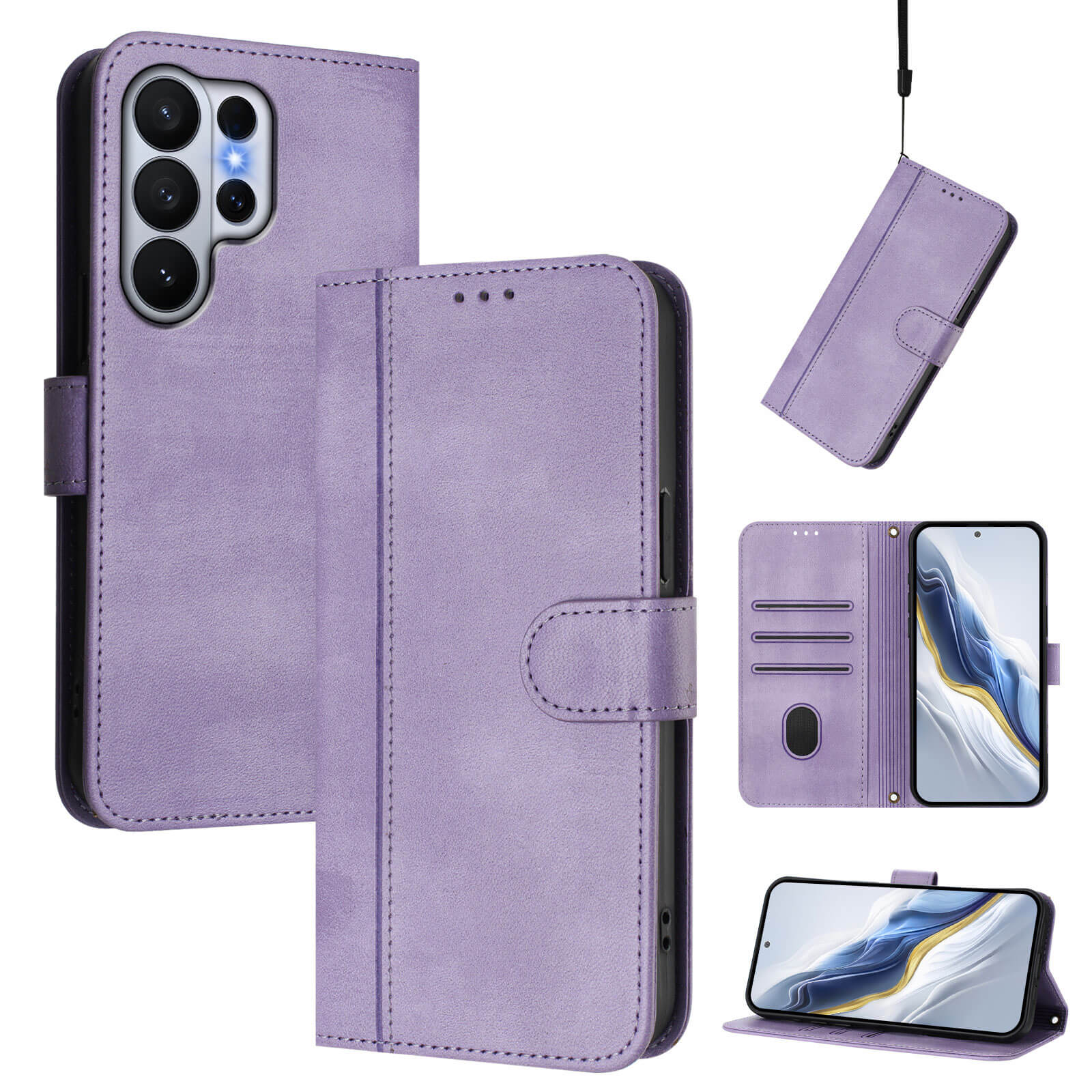 Galaxy S26 Ultra – Retro Look Etui im Vintage Design