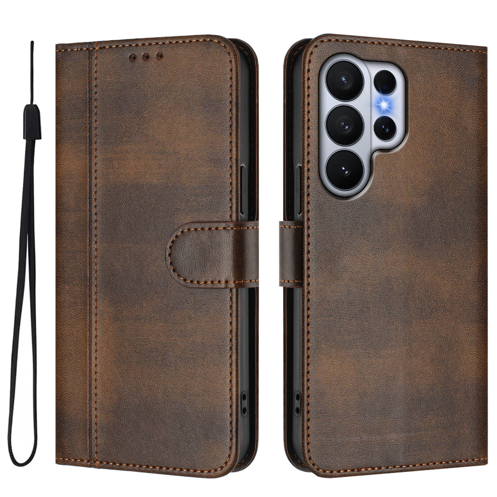 Galaxy S26 Ultra – Retro Look Etui im Vintage Design