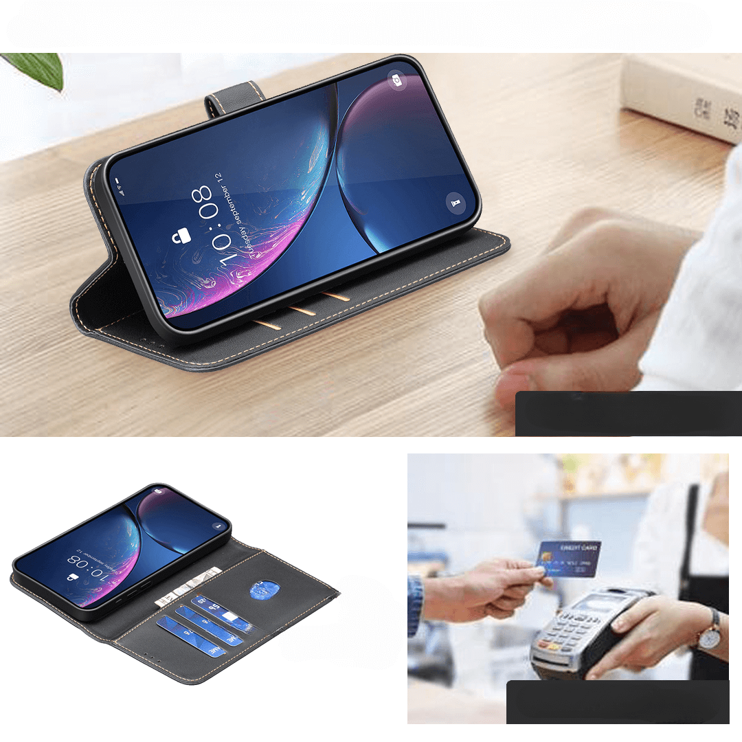 Xiaomi 15T Pro - BINFEN Leder Etui Hülle mit RFID Blocker