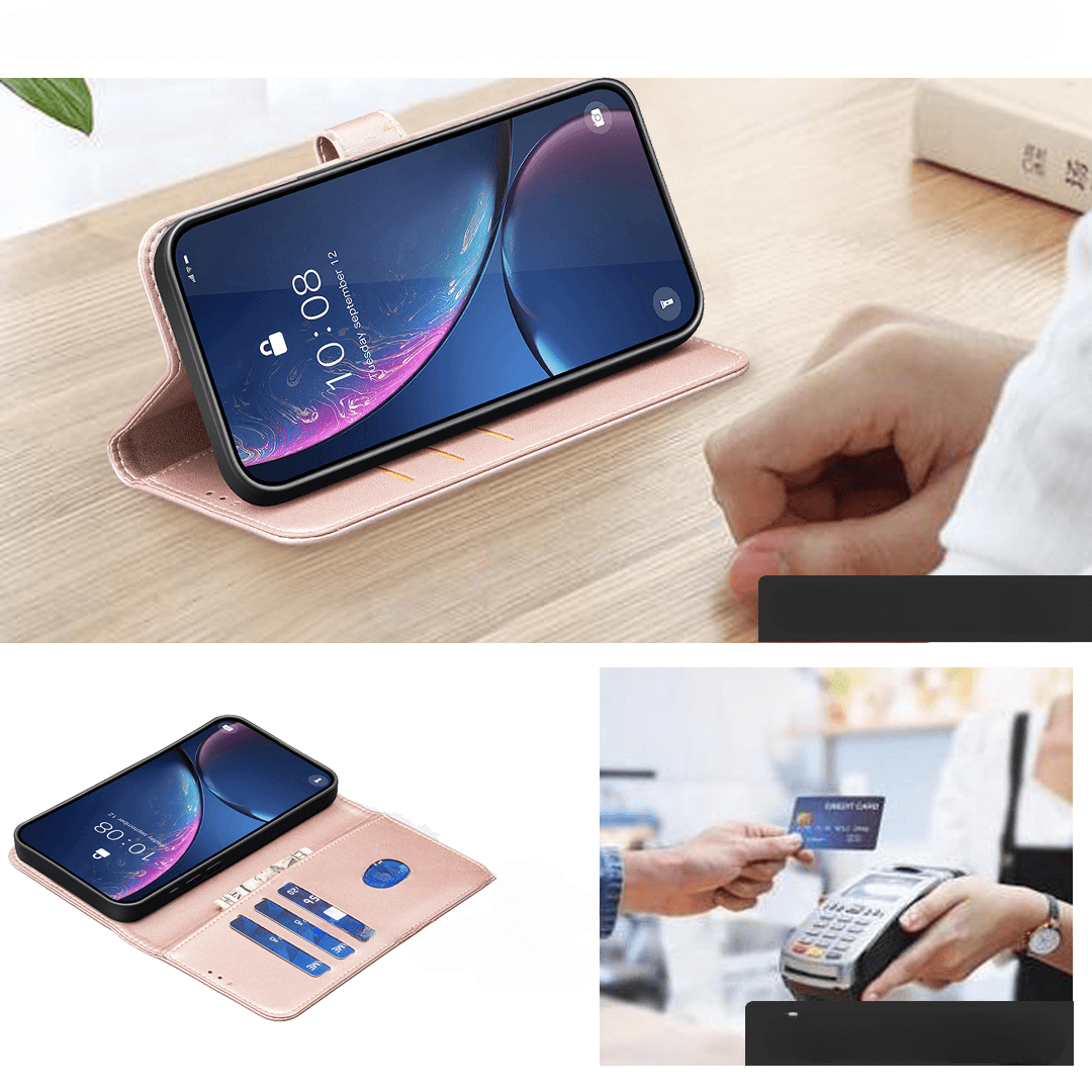 Xiaomi 15T Pro - BINFEN Leder Etui Hülle mit RFID Blocker