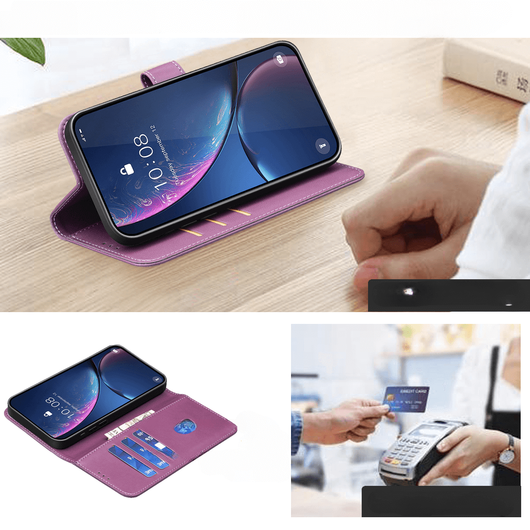 Xiaomi 15T - Custodia in pelle BINFEN con blocco RFID