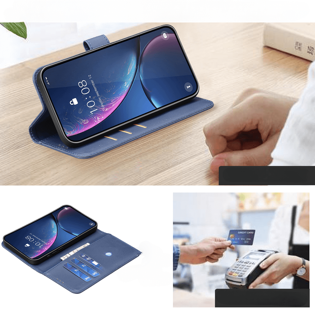 Xiaomi 15T - Custodia in pelle BINFEN con blocco RFID