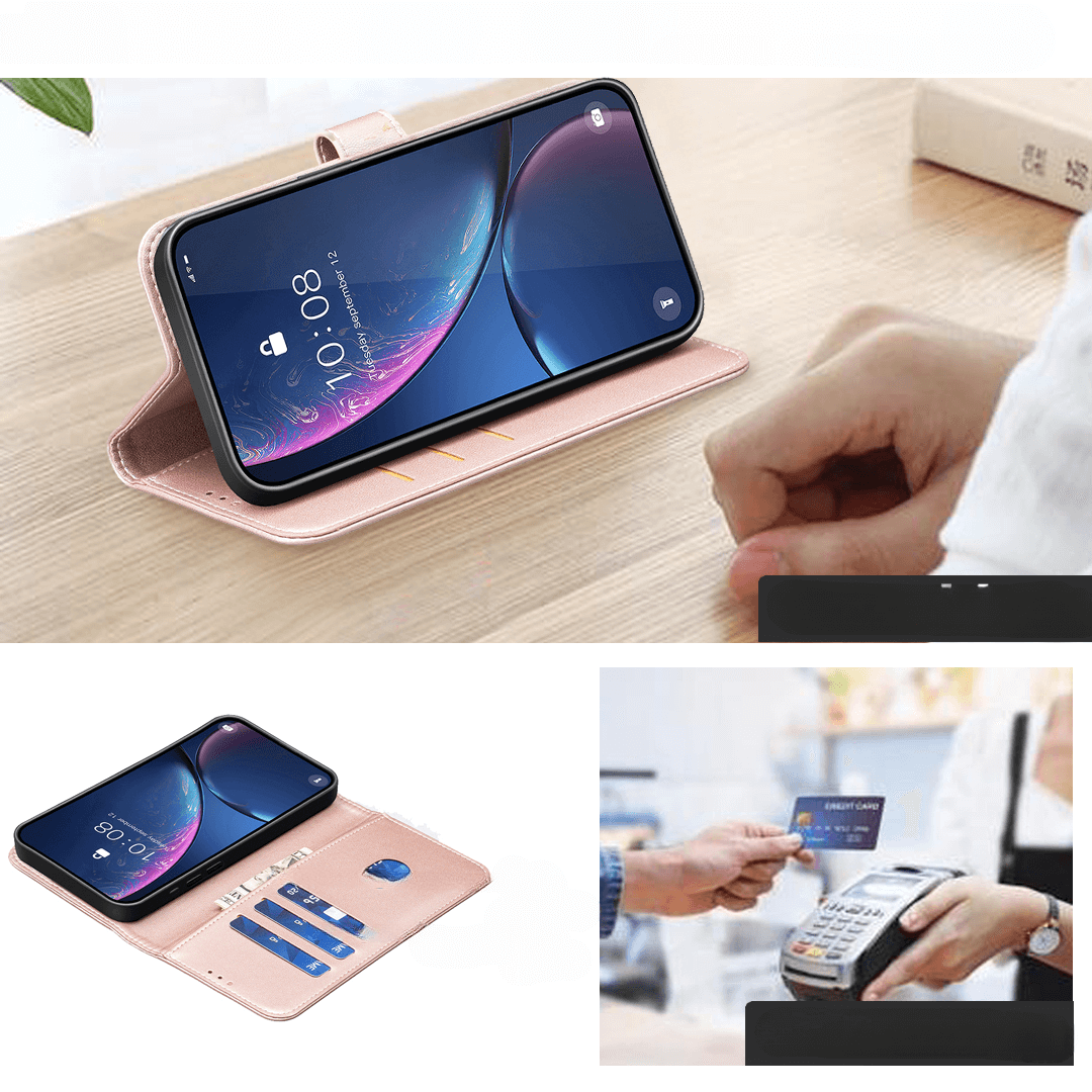 Xiaomi 15T - Custodia in pelle BINFEN con blocco RFID