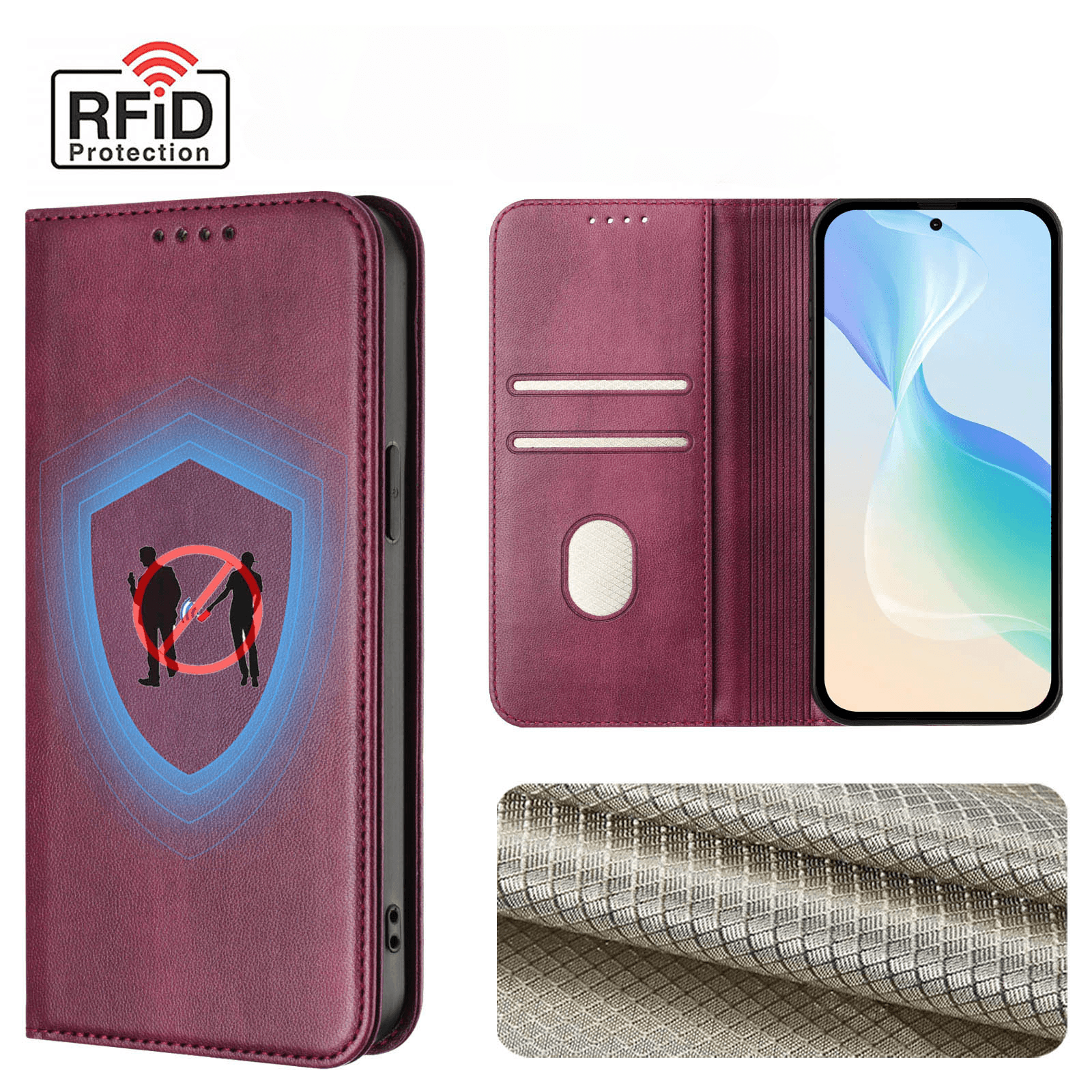 Xiaomi 17 - Vintage coque flip