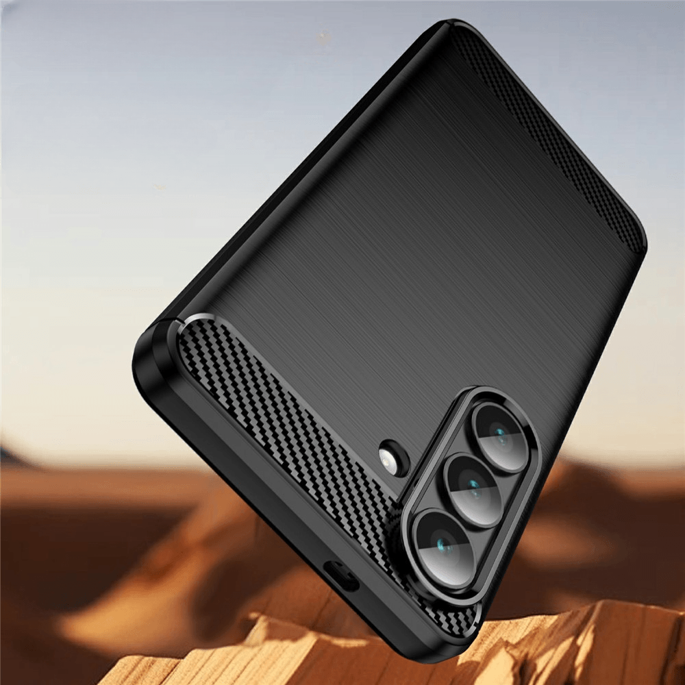 Galaxy S26 - Cover in look metallo carbonio