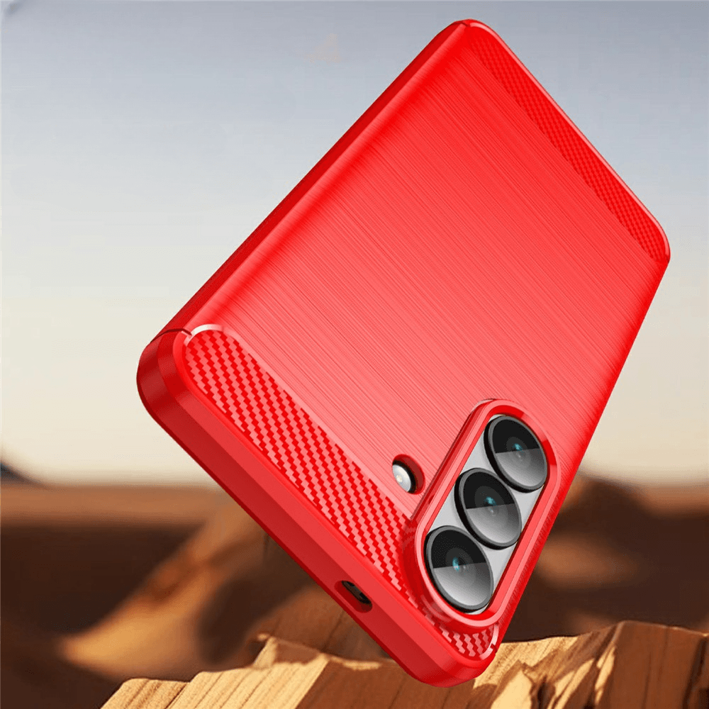 Galaxy S26 - Cover in look metallo carbonio