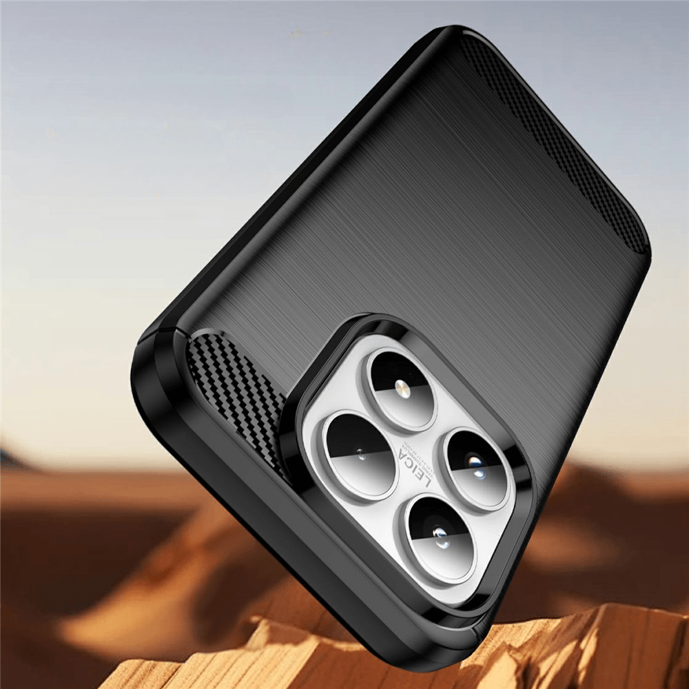 Xiaomi 17 - Cover in look metallo carbonio