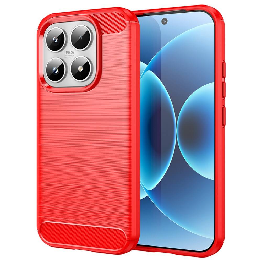 Xiaomi 17 - Cover in look metallo carbonio