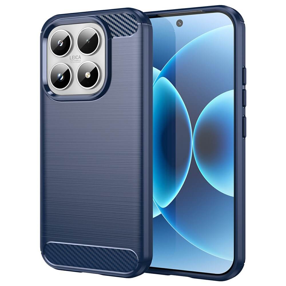 Xiaomi 17 - Cover in look metallo carbonio