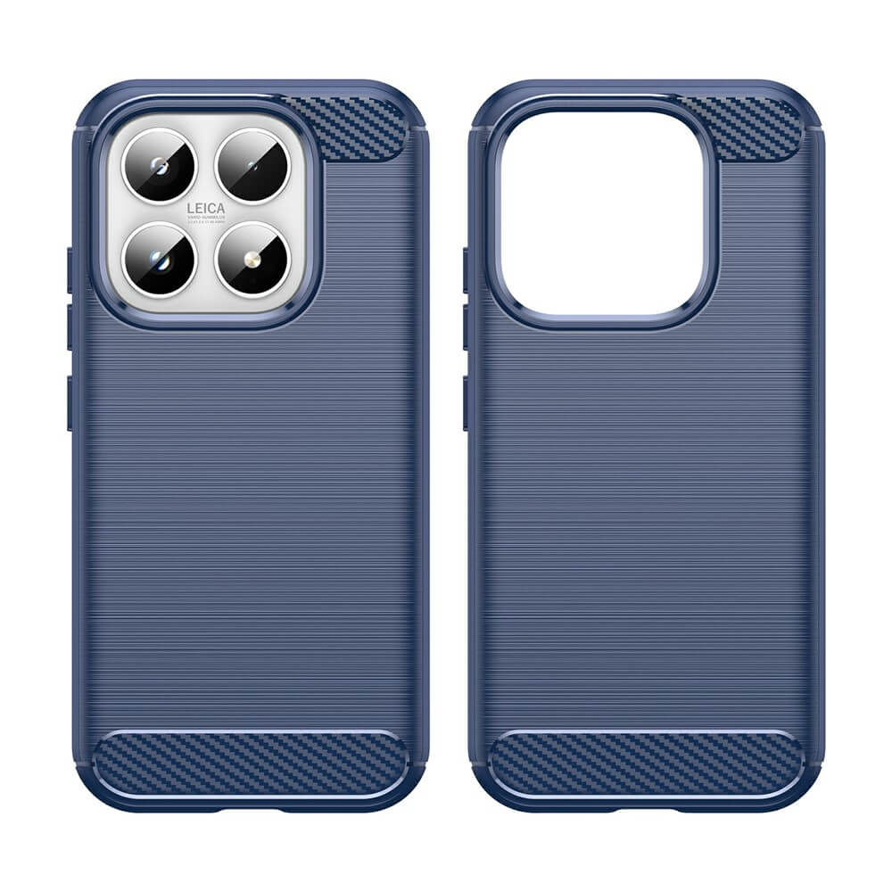 Xiaomi 17 - Cover in look metallo carbonio