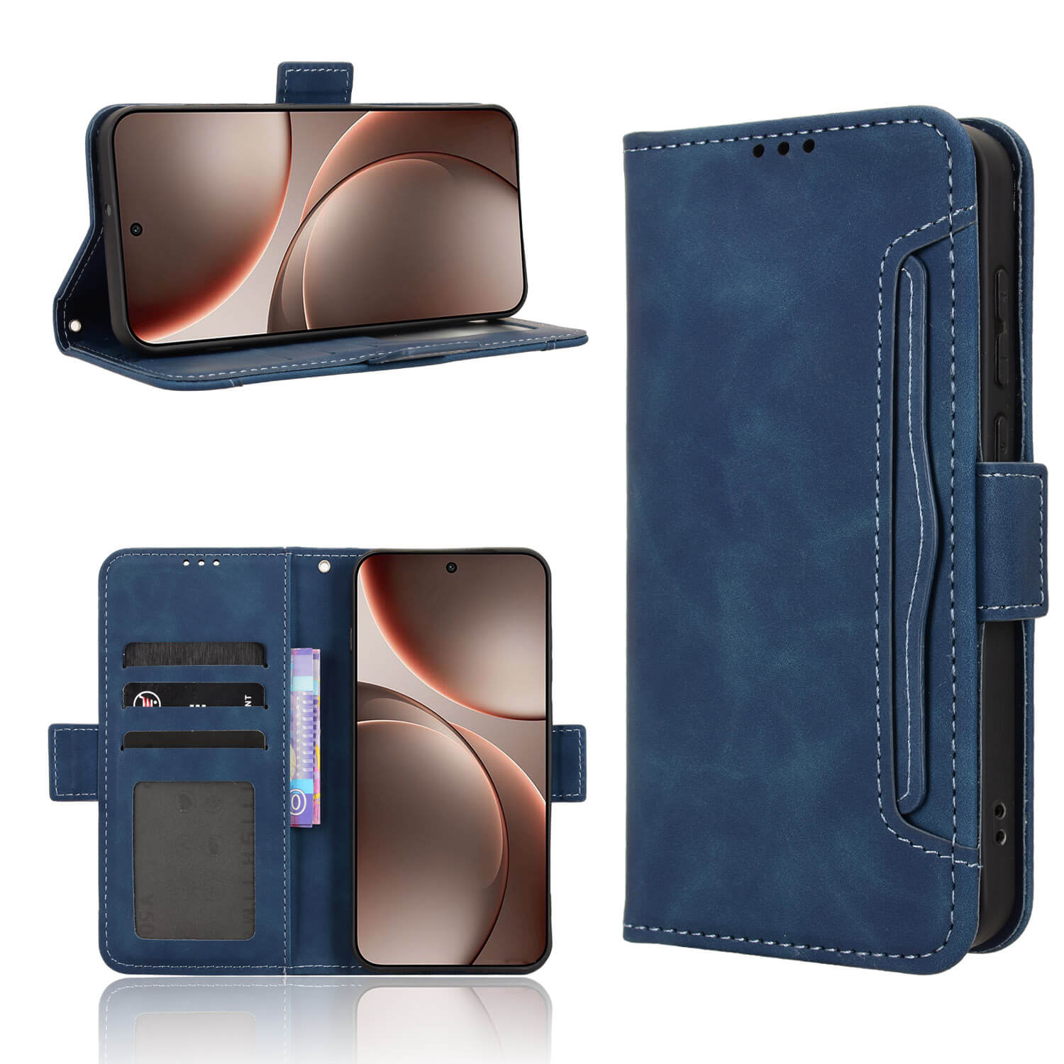 OPPO Find X9 - Wallet With Multiple Card Slots