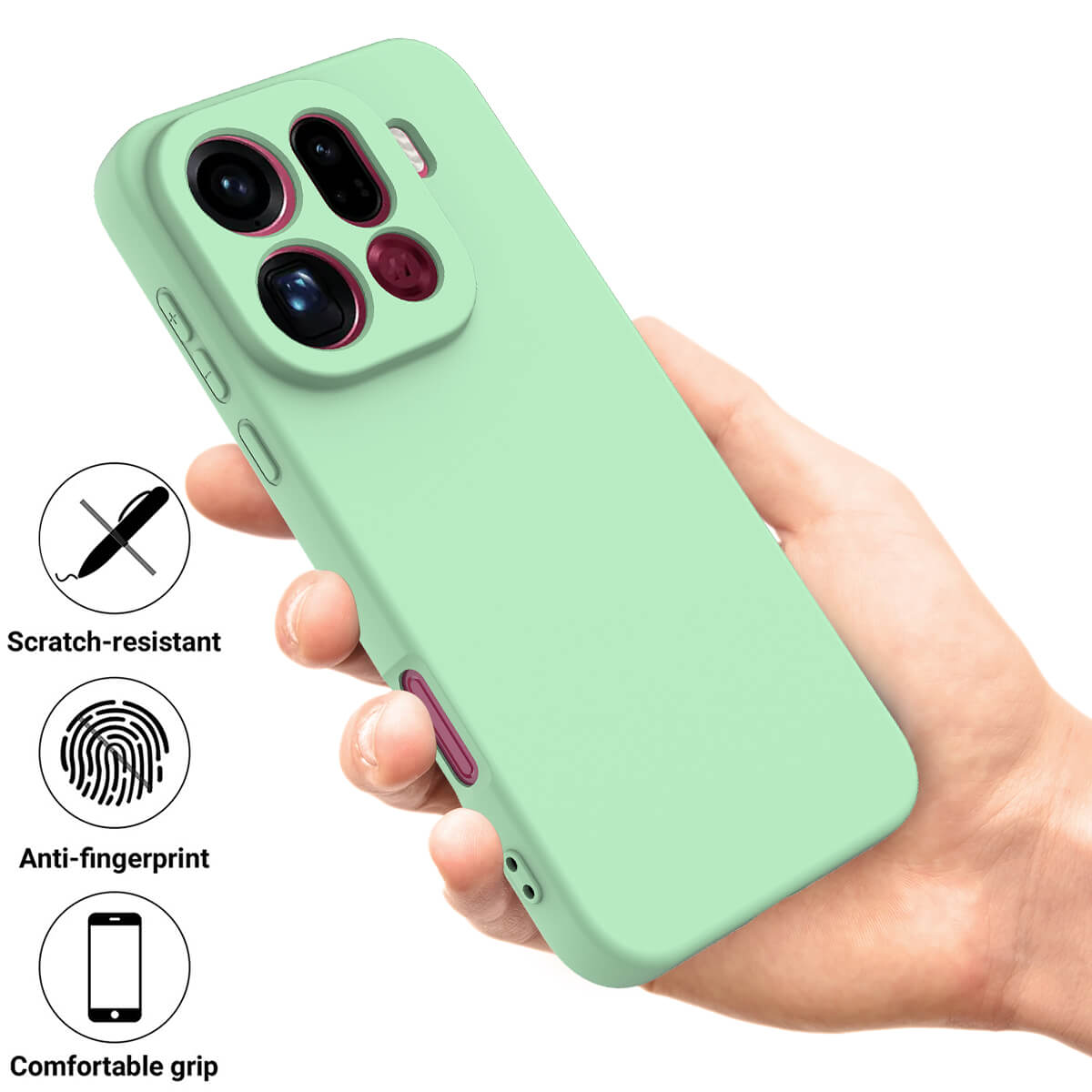 OPPO Find X9 Pro - Silicone Rubber Case