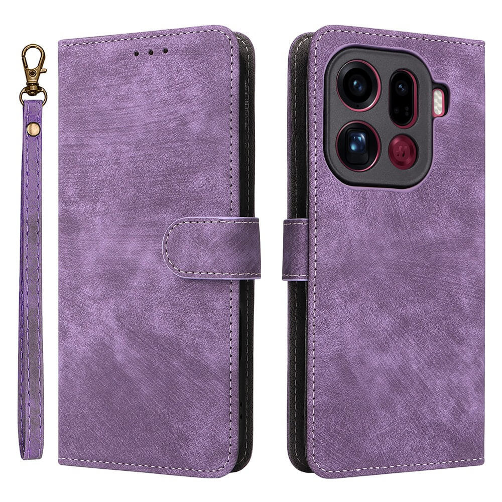 OPPO Find X9 Pro - Leather case with RFID blocker