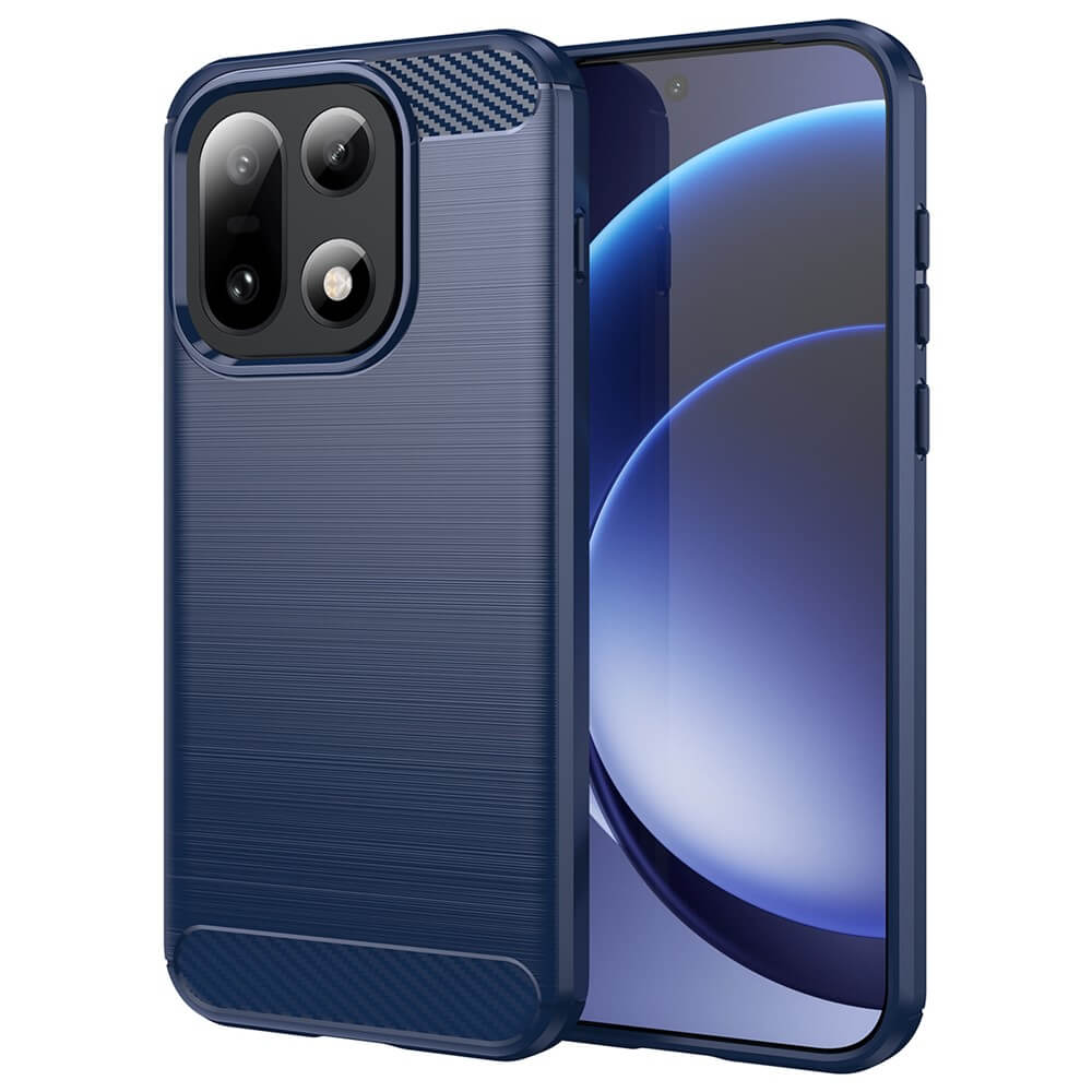 OnePlus 15 - Cover in look metallo carbonio