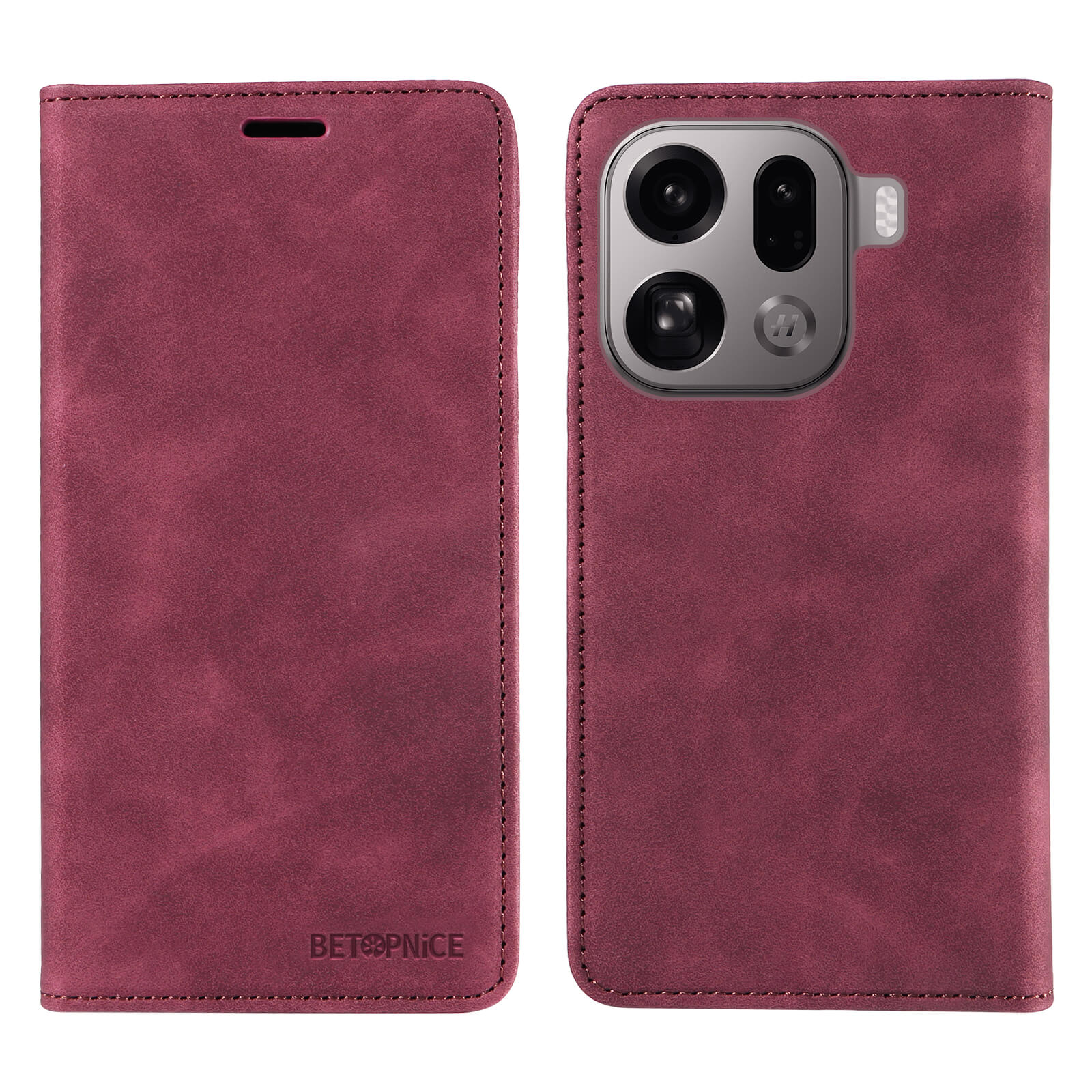 OPPO Find X9 Pro - Custodia Flip Vintage