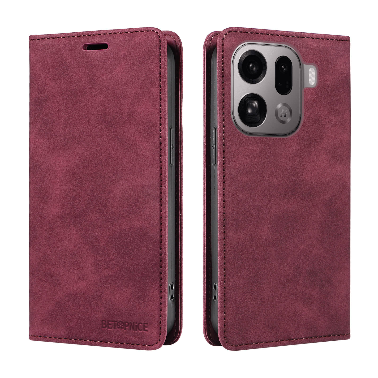 OPPO Find X9 Pro - Custodia Flip Vintage