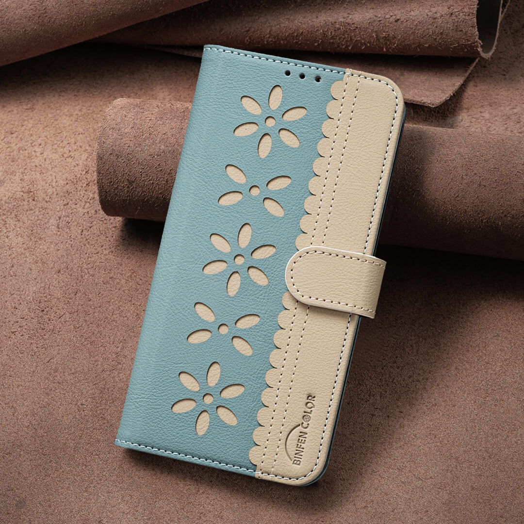 Galaxy A57 - BINFEN Leather Case Floral