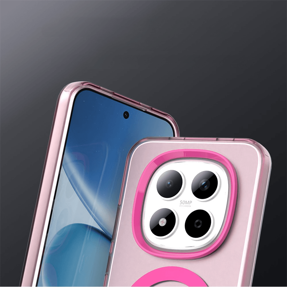 Xiaomi Redmi Note 15 Pro 5G - Handyhülle mit Magnet und Farbakzent