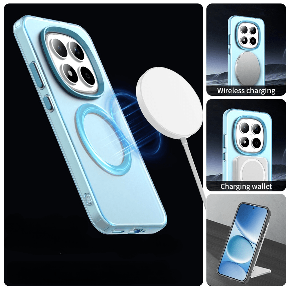 Xiaomi Redmi Note 15 Pro 5G - Handyhülle mit Magnet und Farbakzent