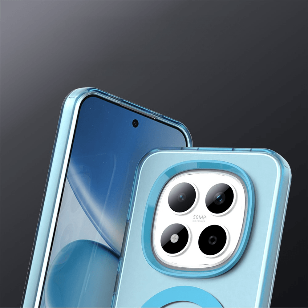 Xiaomi Redmi Note 15 Pro 5G - Handyhülle mit Magnet und Farbakzent