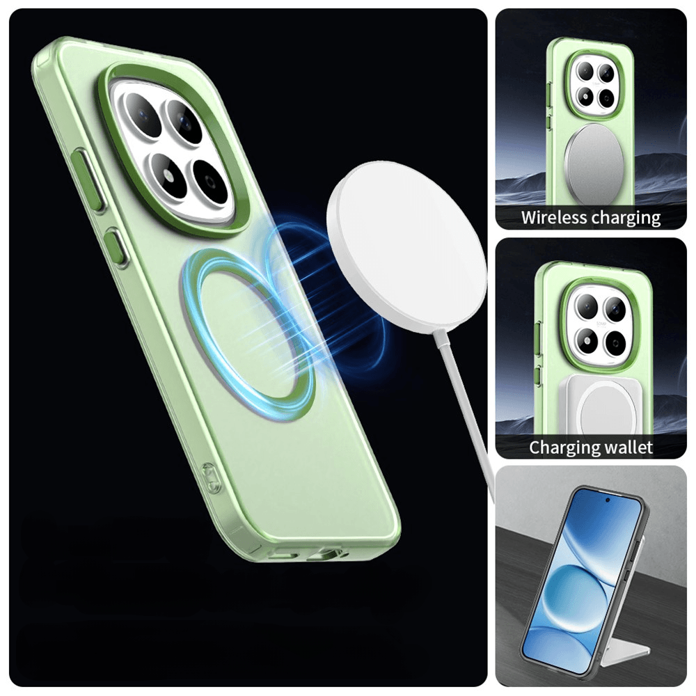 Xiaomi Redmi Note 15 Pro 5G - Handyhülle mit Magnet und Farbakzent