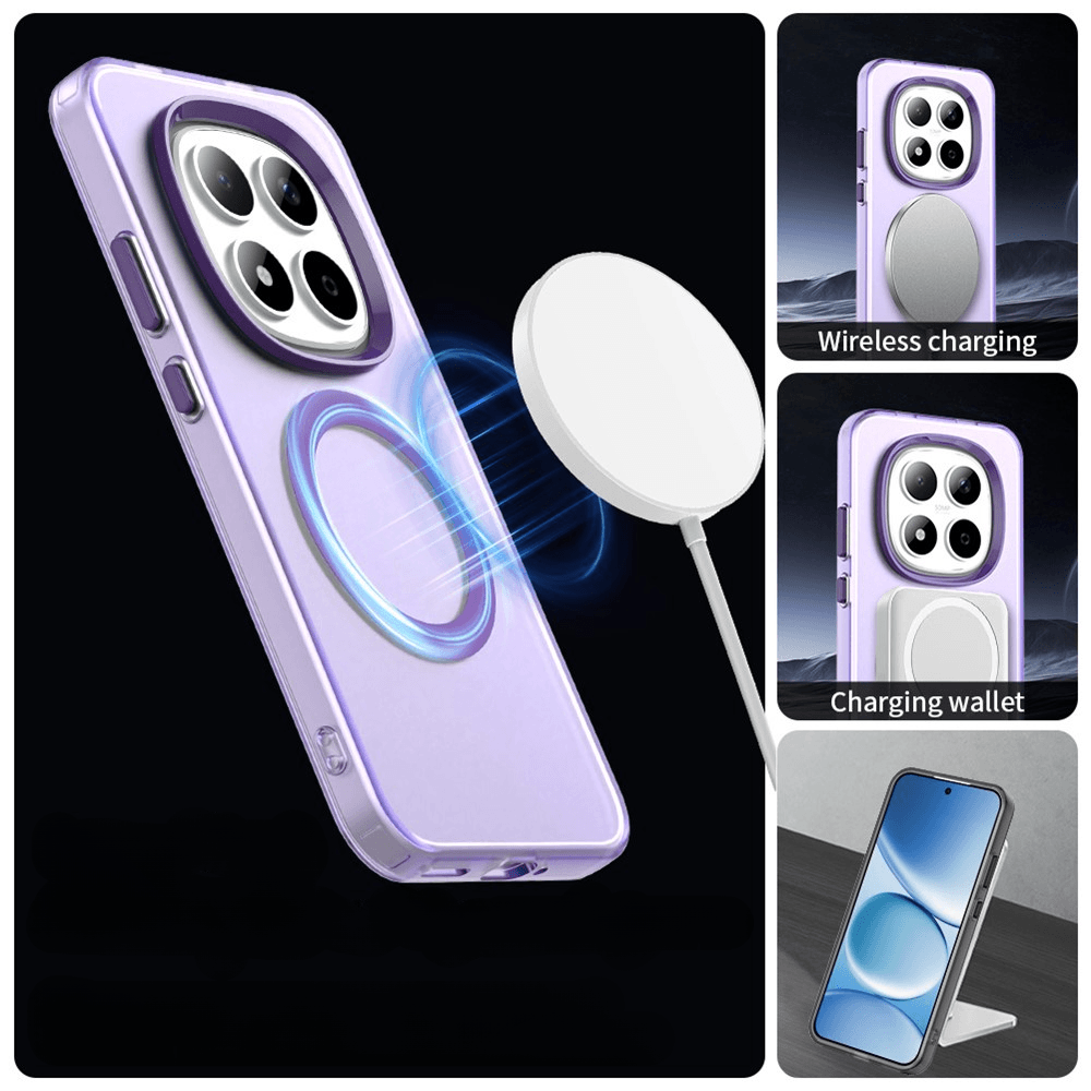 Xiaomi Redmi Note 15 Pro 5G - Handyhülle mit Magnet und Farbakzent