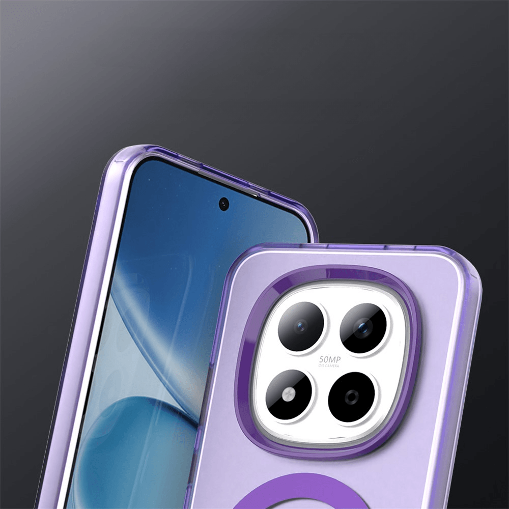 Xiaomi Redmi Note 15 Pro 5G - Handyhülle mit Magnet und Farbakzent