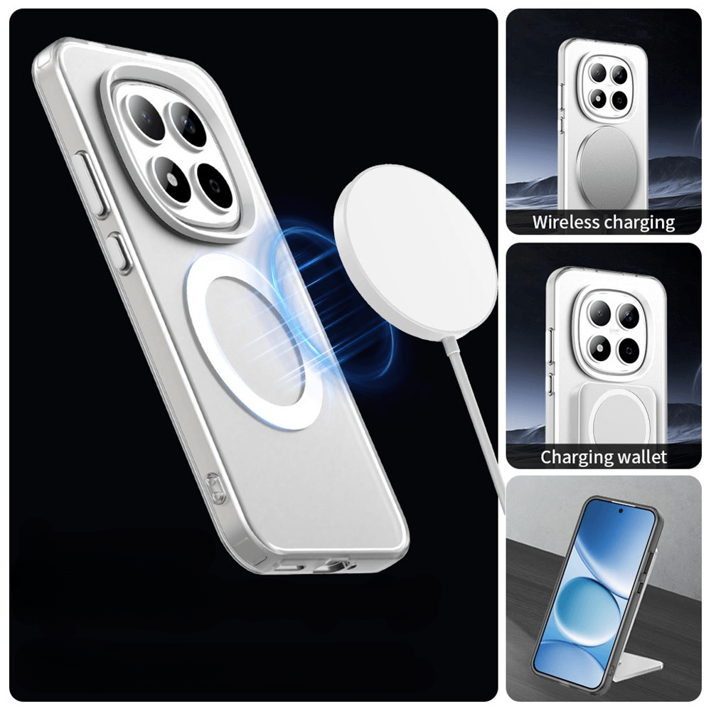 Xiaomi Redmi Note 15 Pro 5G - Handyhülle mit Magnet und Farbakzent