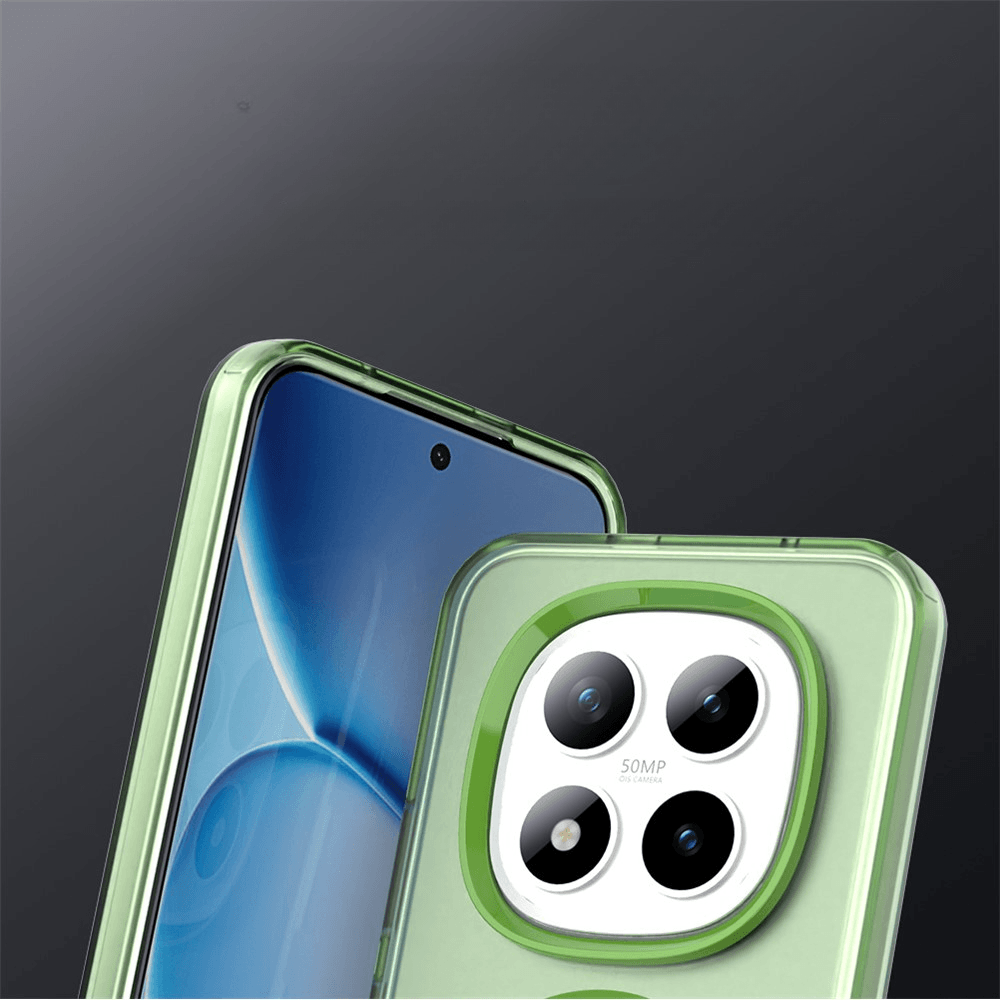 Xiaomi Redmi Note 15 Pro+ / Poco M8 Pro - Acryl-Handyhülle mit Magnet und Farbakzent