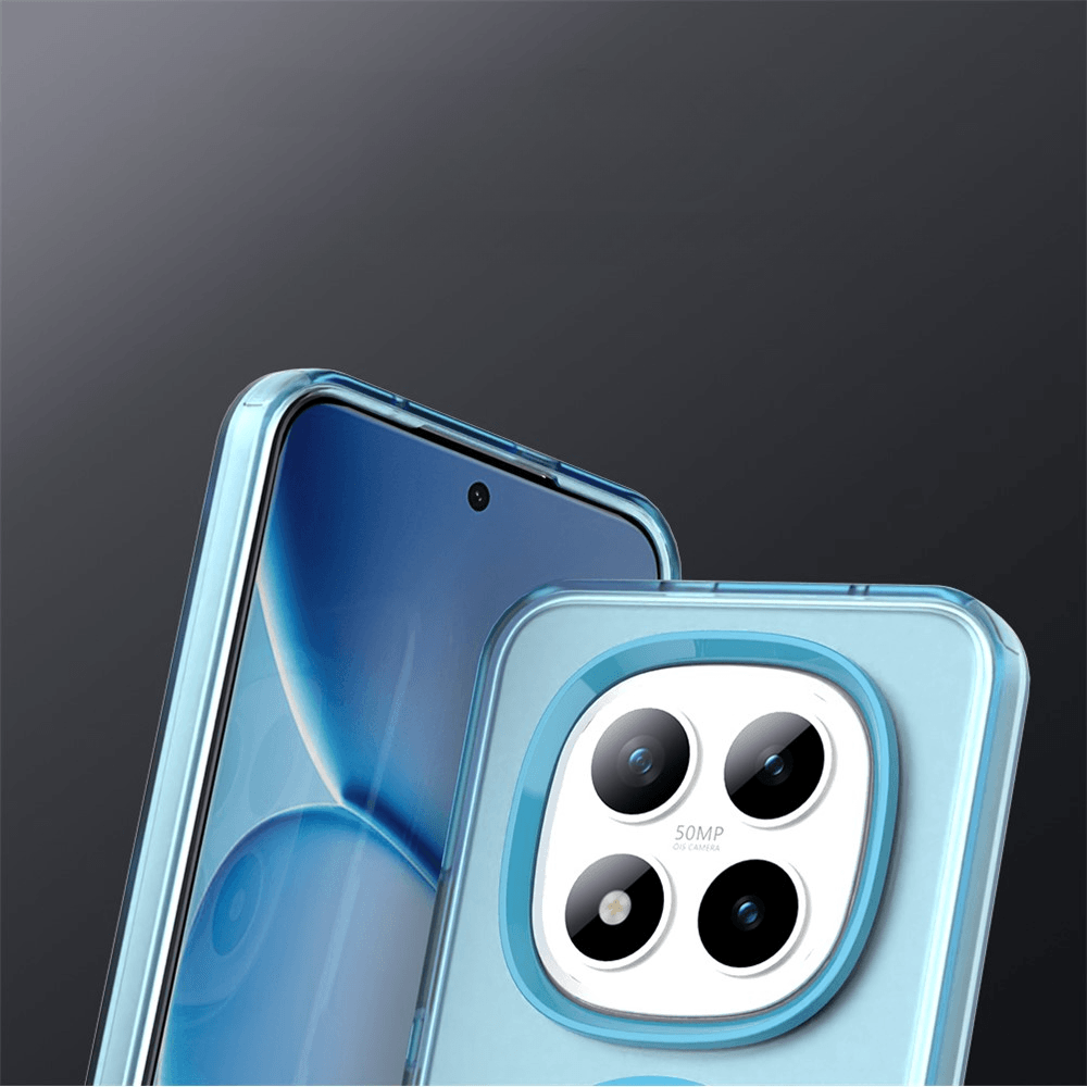 Xiaomi Redmi Note 15 Pro+ / Poco M8 Pro - Acryl-Handyhülle mit Magnet und Farbakzent