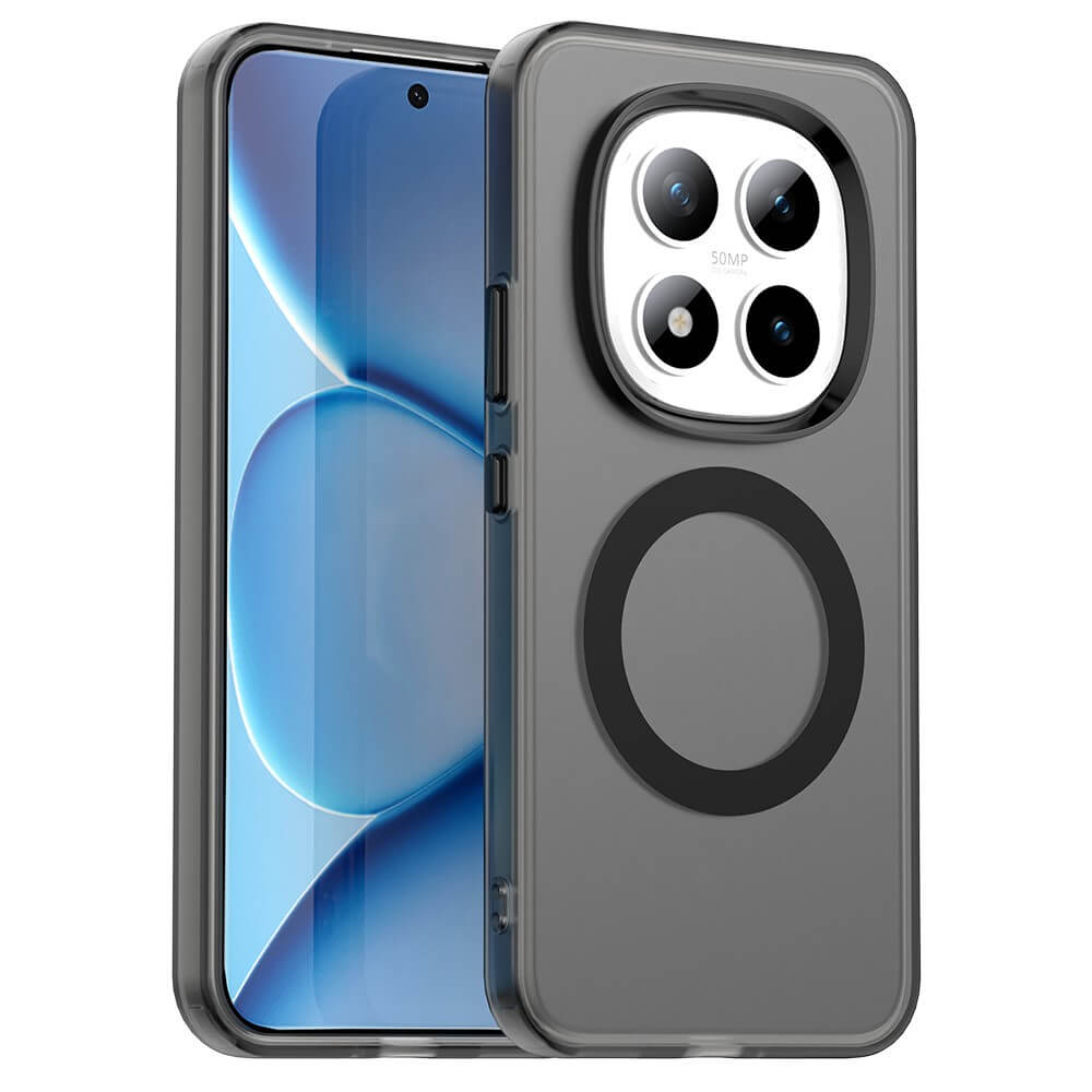 Xiaomi Redmi Note 15 Pro+ / Poco M8 Pro - Acryl-Handyhülle mit Magnet und Farbakzent