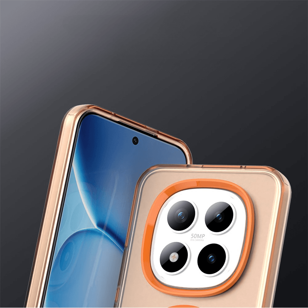 Xiaomi Redmi Note 15 Pro+ / Poco M8 Pro - Acryl-Handyhülle mit Magnet und Farbakzent