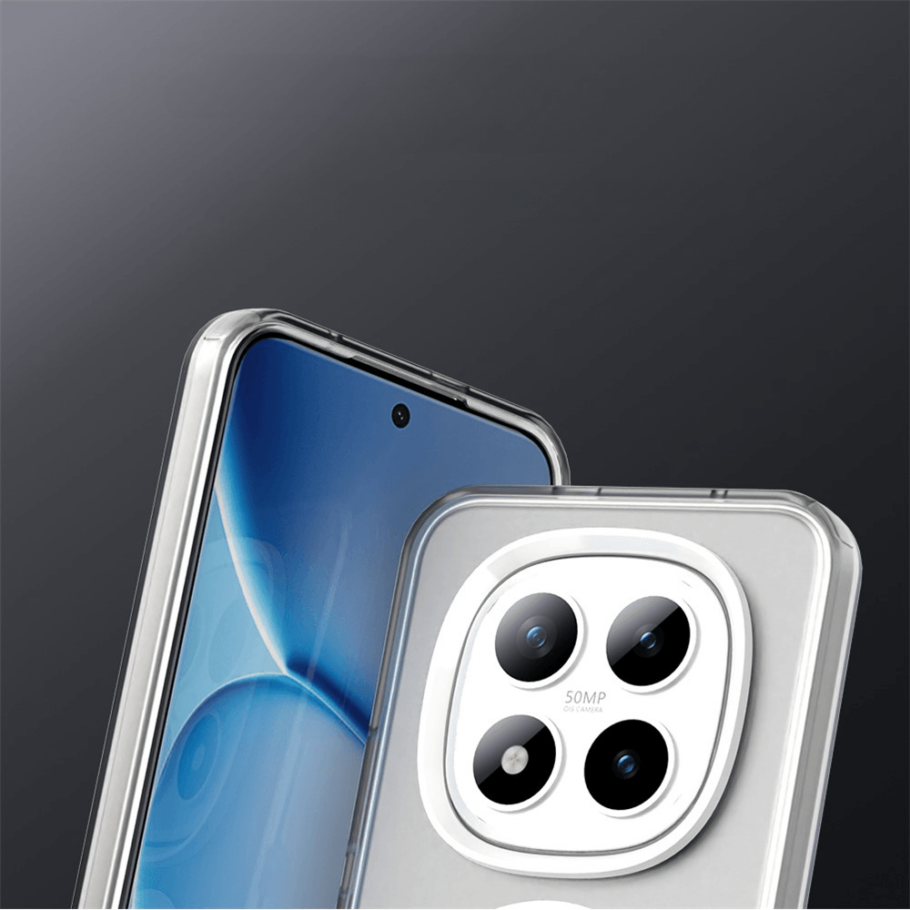 Xiaomi Redmi Note 15 Pro+ / Poco M8 Pro - Acryl-Handyhülle mit Magnet und Farbakzent