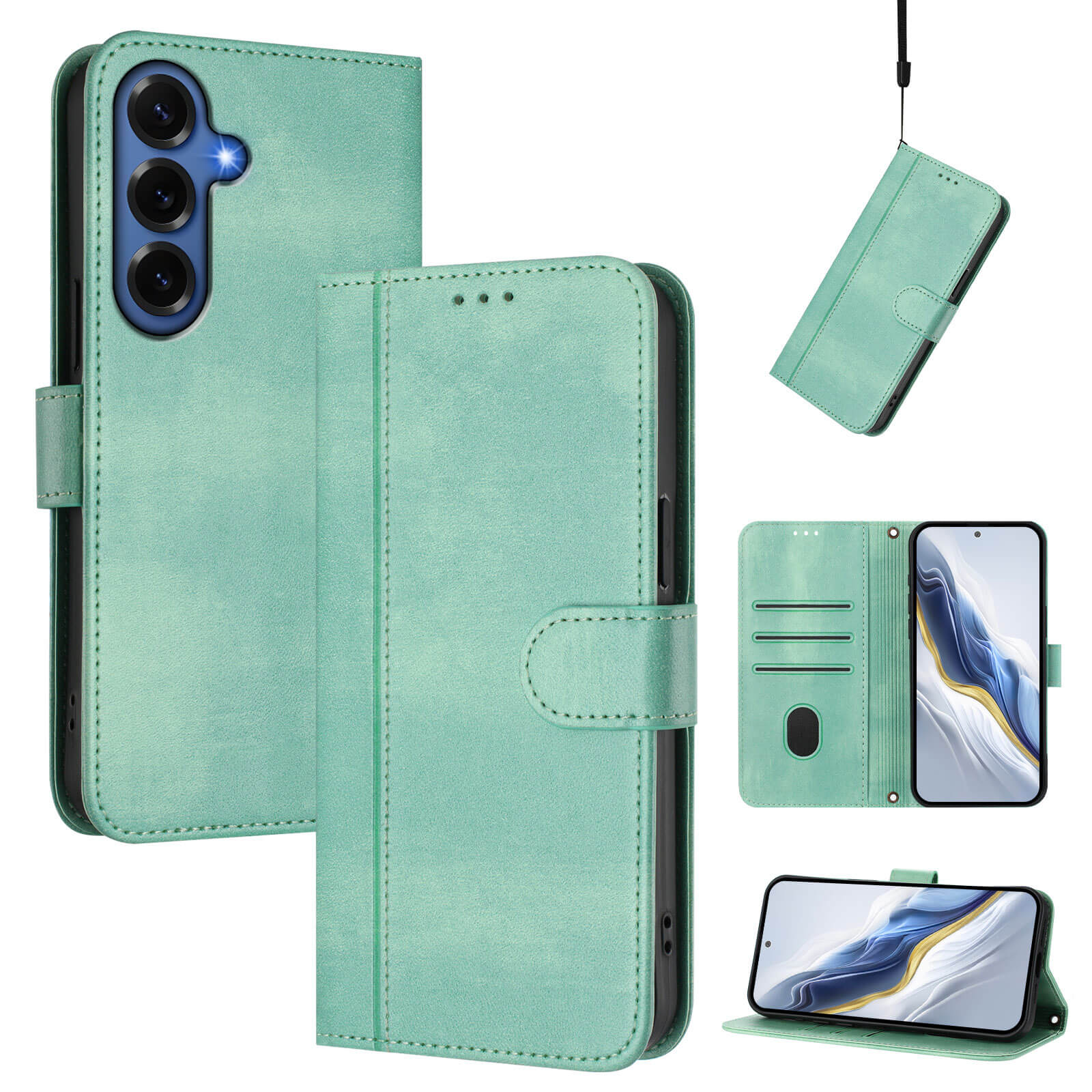 Galaxy S26+ Plus – Custodia dal look retrò in stile vintage